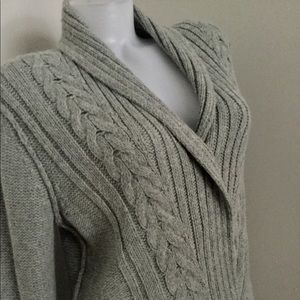 APT 9   GREY Cardigan Sweater  Size M